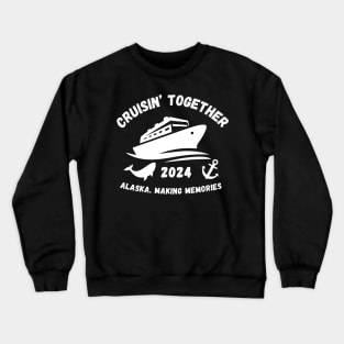 White Alaska Cruise 2024 Crewneck Sweatshirt